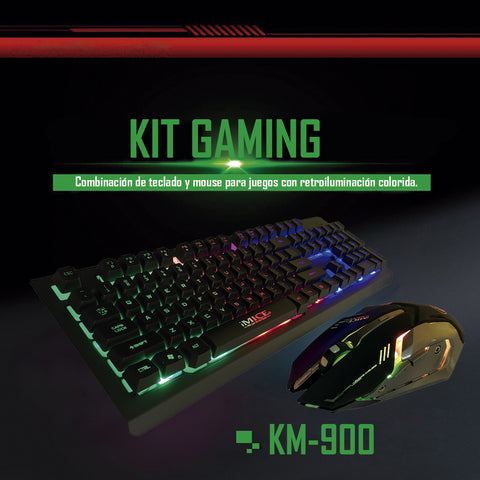Kit Gamer Premium Teclado + Mouse Gamer Imice Km-900 Rgb