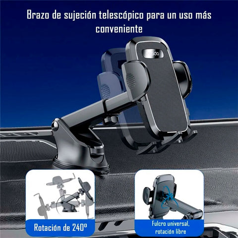 Soporte Para Celular Auto Porta Telefono Brazo Yesido C139