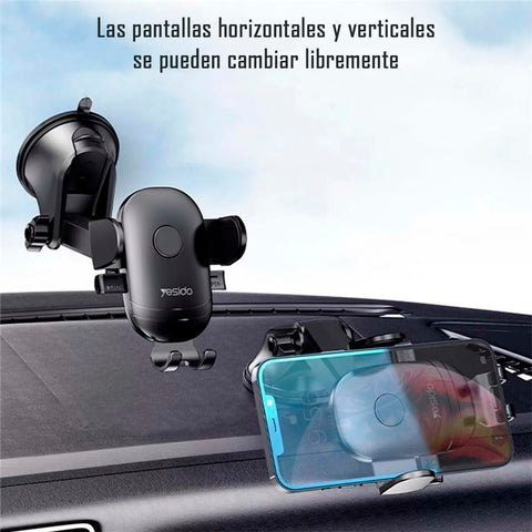 Soporte Holder Celular Auto Con Ventosa Brazo Yesido C138