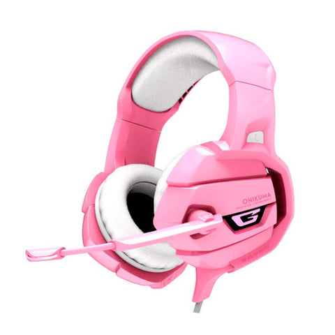 Audífonos Gamer Onikuma K5 Pink Compatibles Pc Ps4
