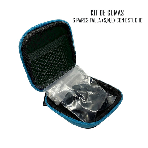 Kit- 6 Pares Gomas Auricular - Audífonos - Ear - Talla S M L