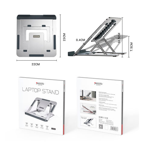 Soporte Stand Laptop Aluminio Portátil Lp-02 Yesido