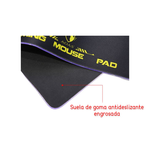 Mouse Pad Gamer Rgb Xl Aoas S4000 80x30cm 4mm Waterproof