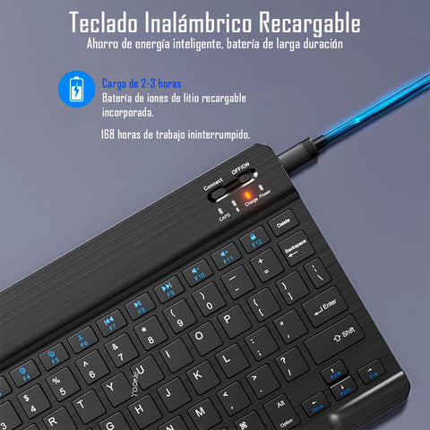 Teclado Bluetooth Inalámbrico Ligero Para iPad, Tablet, Tv – WEEKENDSTORE